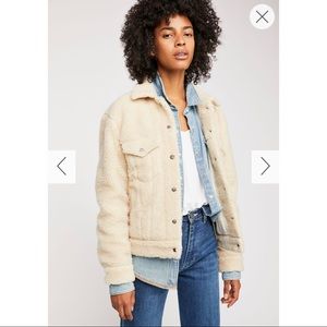 All Over Sherpa Trucker Jacket brand new
